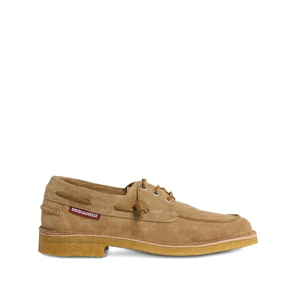 ディースクエアード メンズ スニーカー シューズ Neoclassic tie-fastening boat shoes Neutrals｜asty