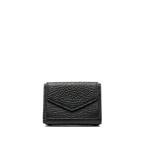 マルタンマルジェラ レディース 財布 アクセサリー Four stitches envelope wallet Black｜asty