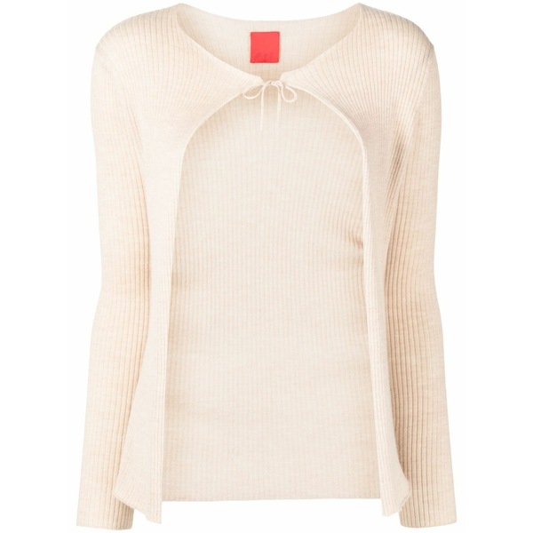カシミア イン ラブ レディース カーディガン アウター Elen cashmere cardigan Brown｜asty
