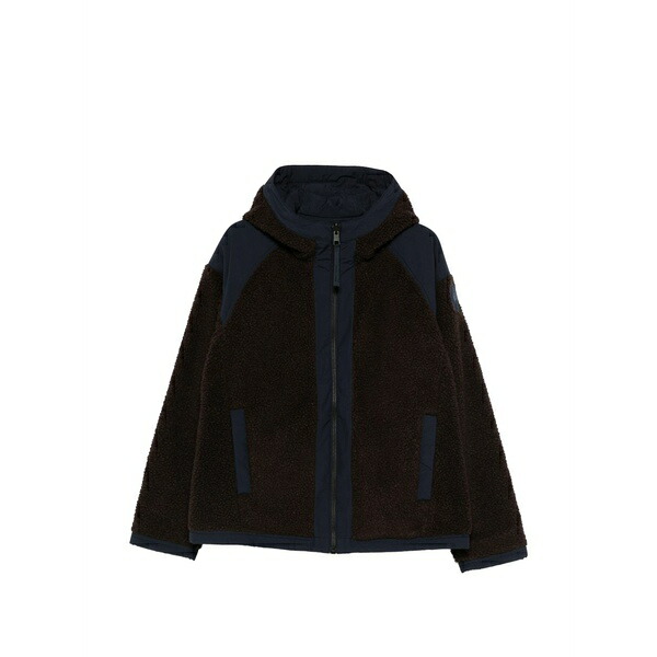 カナダグース メンズ 上衣＆上衣 アウター Alberni reversible fleece bomber jacket Brown メンズファッション-コート・ジャケット