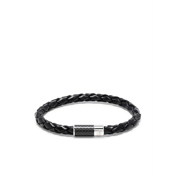 タテオシアン メンズ ブレスレット・バングル・アンクレット 佩び物 Carbon pop bracelet Black