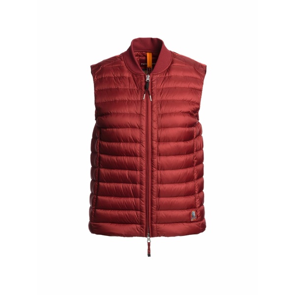 パラジャンパーズ レディース ジャケット＆ブルゾン アウター Rosanna zip-up quilted gilet Red｜asty