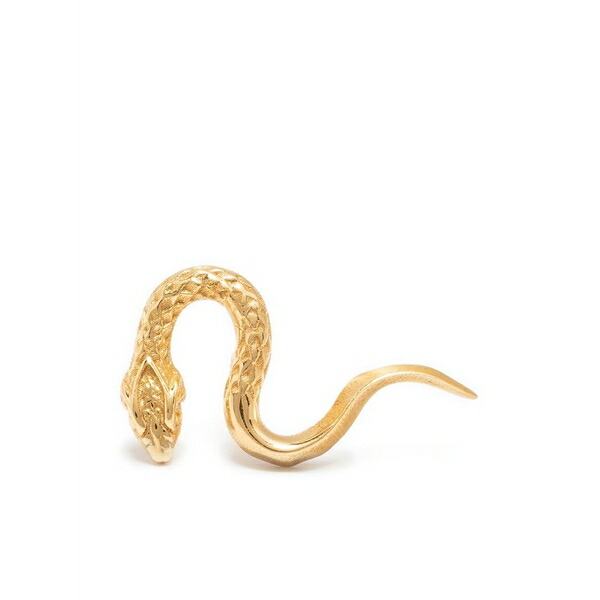 エマニュエレ ビコッキ メンズ ピアス・イヤリング 付属物 Serpent gold-plated earring Gold