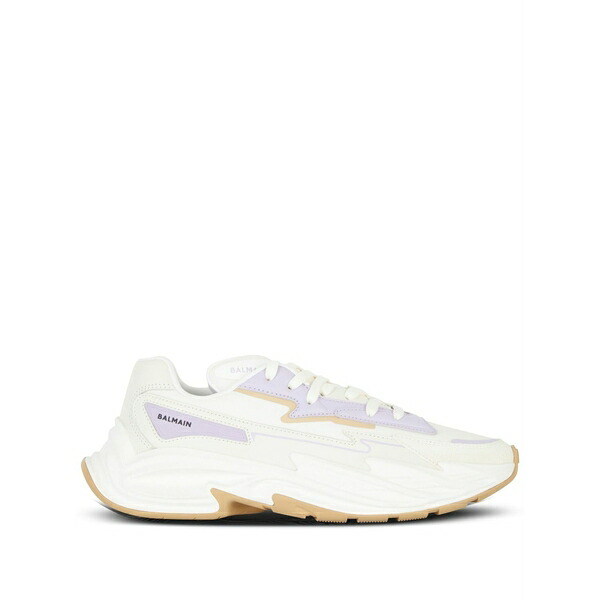 バルマン レディース スニーカー シューズ B-dr4g0n panelled lace-up sneakers Neutrals｜asty