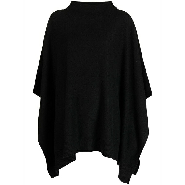 ヴィンス レディース 編み物\u0026スウェーター アウター Slit-sleeve cashmere jumper Black