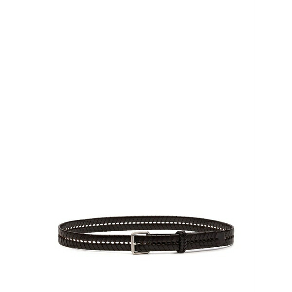 ルメール メンズ ベルト アクセサリー Braided belt Brown｜asty
