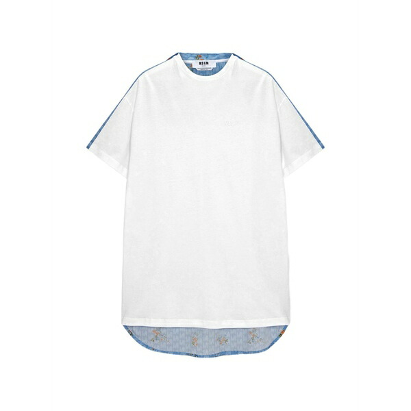 エムエスジイエム レディース ワンピース トップス Floral-print mini dress Blue｜asty