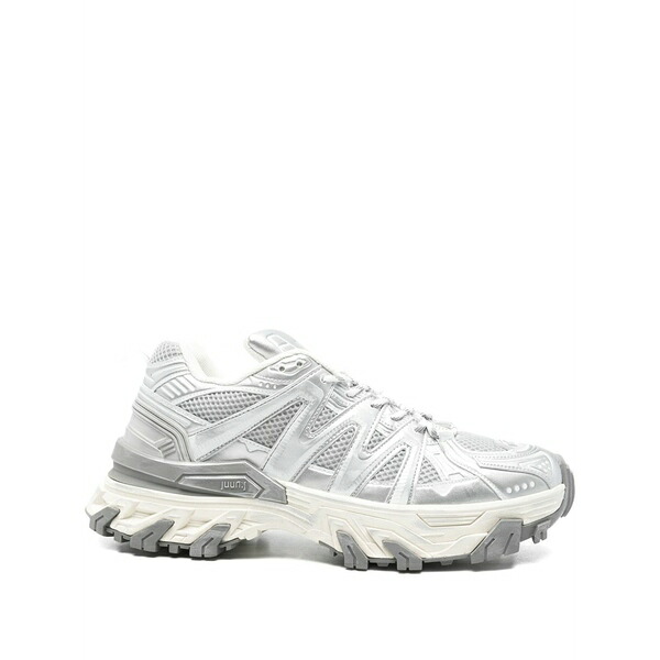 ジュン・ジー メンズ スニーカー シューズ Panelled sneakers Grey