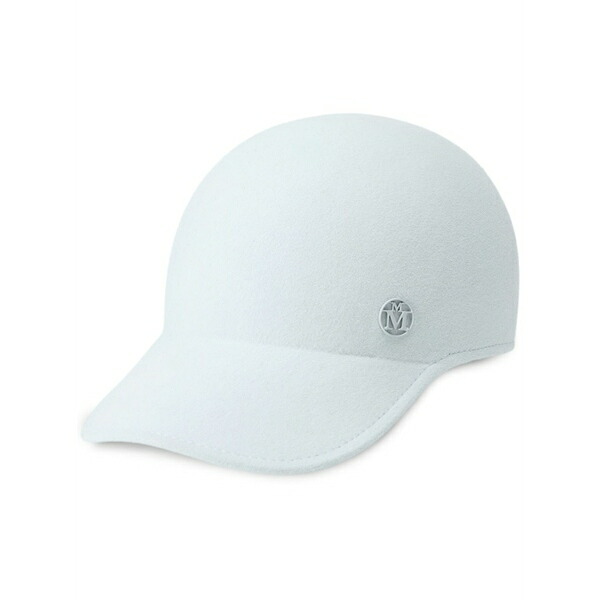メゾンミッシェル  メンズ 鳥打ち帽 付属物 Tiger appliqu茫漏-logo baseball cap Blue