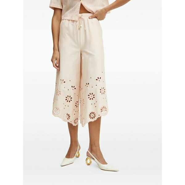 フラコミーナ レディース カジュアルパンツ ボトムス Cut-out trousers Neutrals