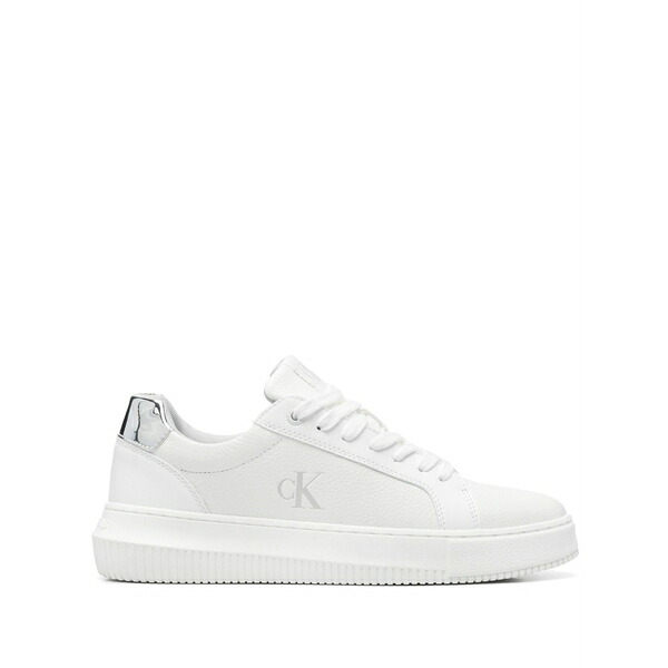 カルバンクライン レディース スニーカー シューズ Leather sneakers White｜asty