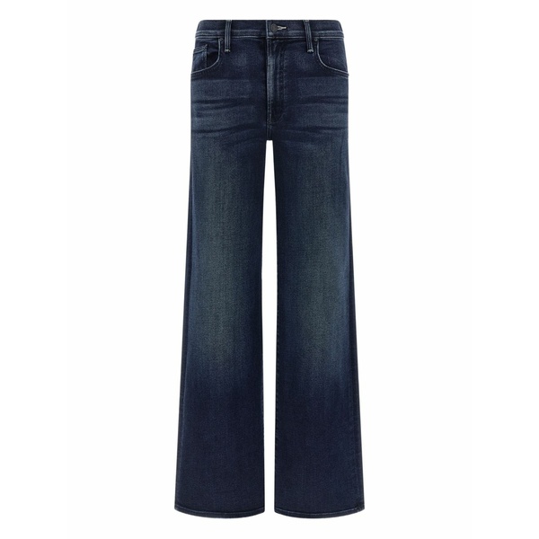 マザー レディース デニムパンツ ボトムス Mid-rise wide-leg jeans Blue｜asty