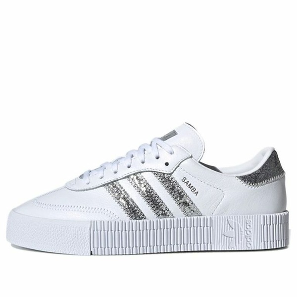adidas アディダス レディース スニーカー 【(WMNS) adidas Sambarose 'White Silver' FX3819】 サイズ US_7.5(24.5cm)|asty