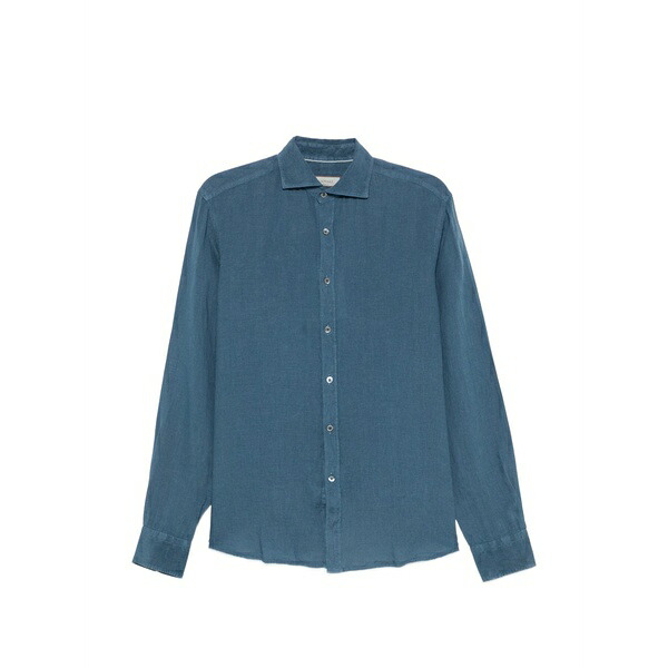 カナーリ メンズ シャツ トップス Long-sleeve shirt Blue｜asty 51,480円