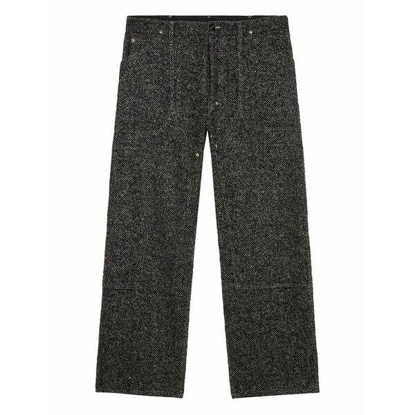 フォーエスデザインズ メンズ 心地好いズボン下 ボトムス Herringbone trousers Grey