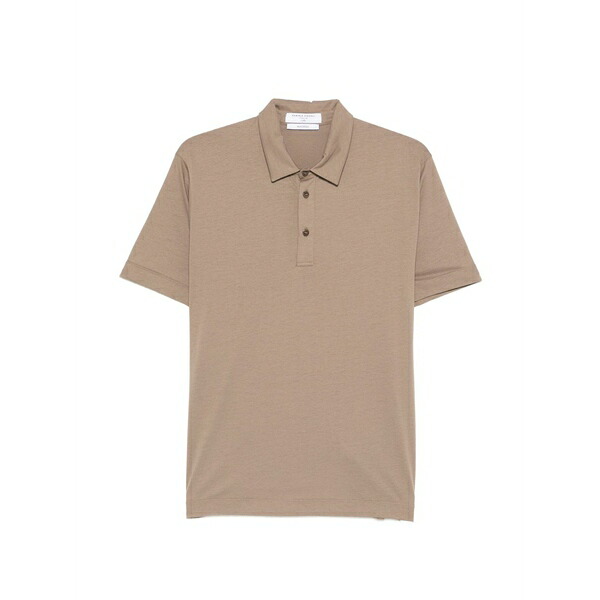 ダニエル フィエゾリ メンズ スポーツシャツ トップス Mercerized polo shirt Neutrals