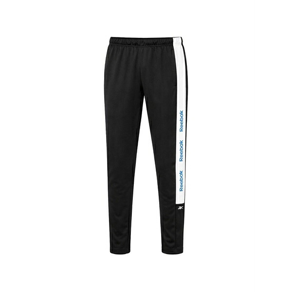 リーボック メンズ 心地好いズボン下 ボトムス Logo-embellishment track trousers Black
