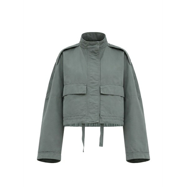 クリスチャン ワイナンツ レディース 上衣＆上衣 アウター Front-pockets cropped jacket Grey