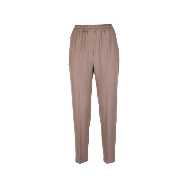 ヴィア マシーニ レディース 心地好いズボン下 ボトムス Elastic-waistband trousers Neutrals
