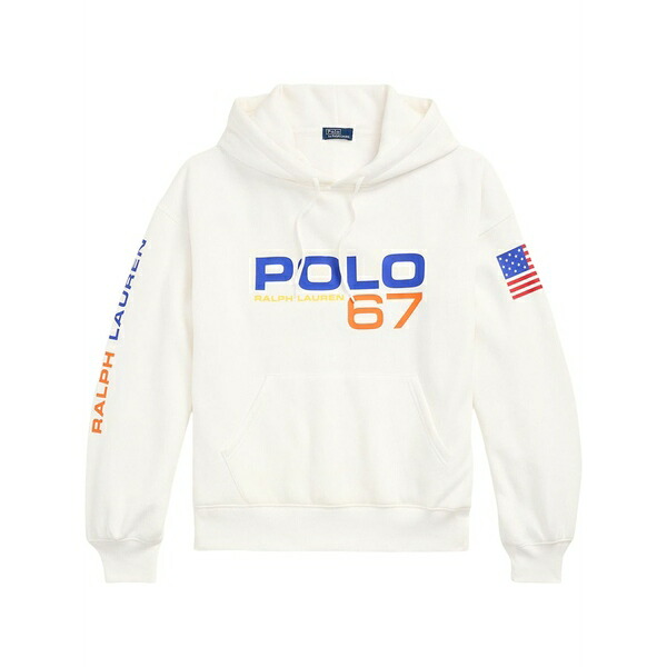 ラルフローレン レディース パーカー・スウェットシャツ アウター Polo 67 hoodie White