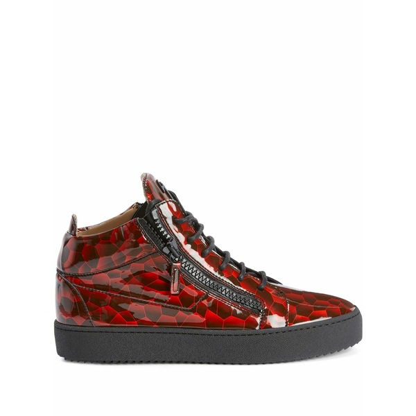 ジュゼッペザノッティ メンズ スニーカー シューズ Kriss mid-top sneakers Red メンズ靴-靴-スニーカー