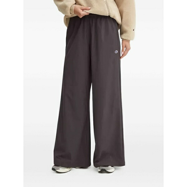 チャンピオン レディース カジュアルパンツ ボトムス Logo-patch track pants Brown