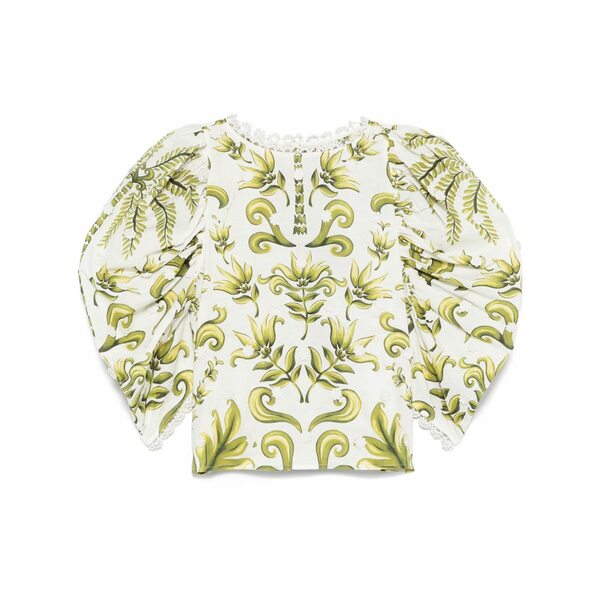 ファーム リオ レディース シャツ トップス Milani top White|asty