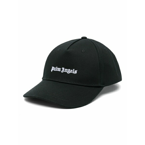 パーム・エンジェルス メンズ 帽子 アクセサリー Logo-embroidered cap Black