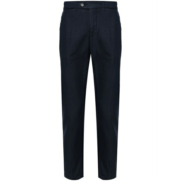 テラ・ジェノバ メンズ カジュアルパンツ ボトムス Mid-rise straight-leg trousers   Blue