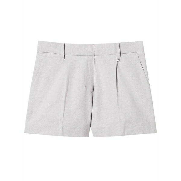 ツイン仕掛ける レディース 心地好いズボン下 ボトムス Pleat-detail shorts Neutrals