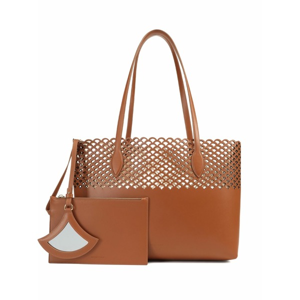 セルジオロッシ レディース トートバッグ バッグ Mermaid scallop-detail cut-out tote bag Orange|asty