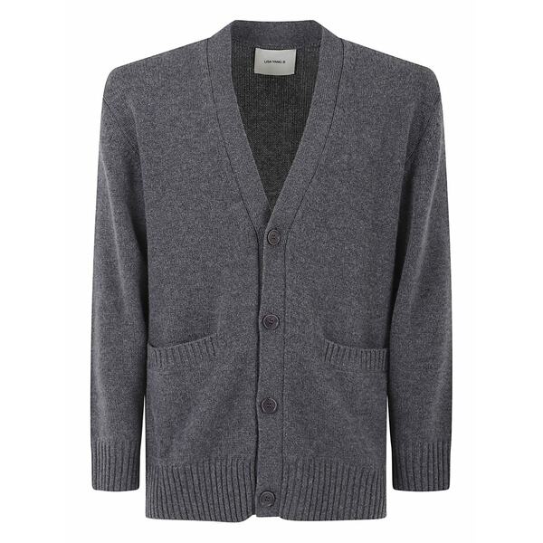 リサ・ヤン メンズ ジレー アウター Button-down cardigan Grey