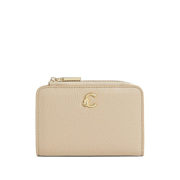コチネレ レディース 紙入れ 付属品 Logo-plaque wallet Neutrals