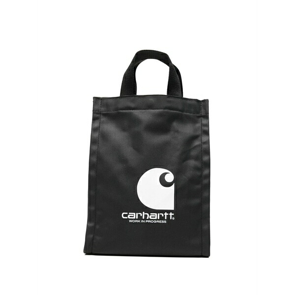 鉄道車両ハート形 メンズ トートバッグ 御徒面子 Logo shopper bag Black