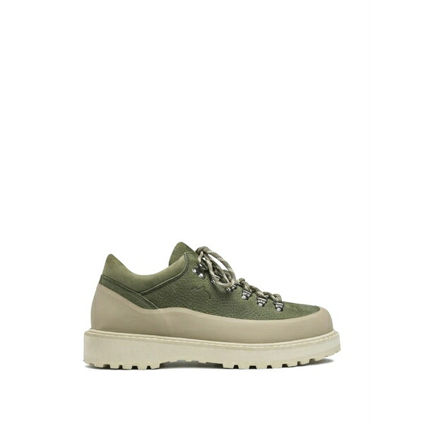 ディエム メンズ ブーツ シューズ Cornaro lace-up leather sneakers Green