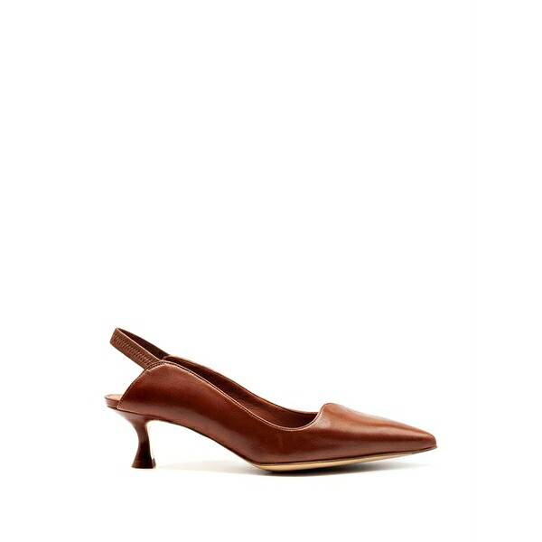 パンパノウサギ ビーニ レディース パンプス シューズ Slingback pumps Brown