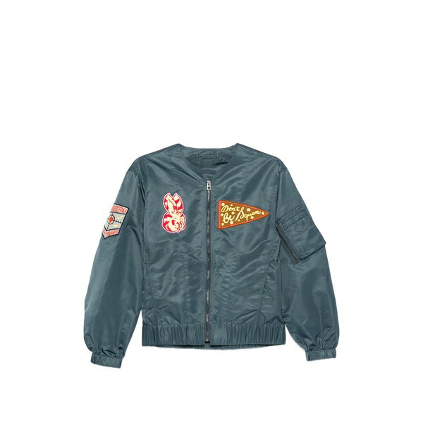 ケンゾー レディース 上衣＆上衣 アウター Appliqu?? zip jacket Blue