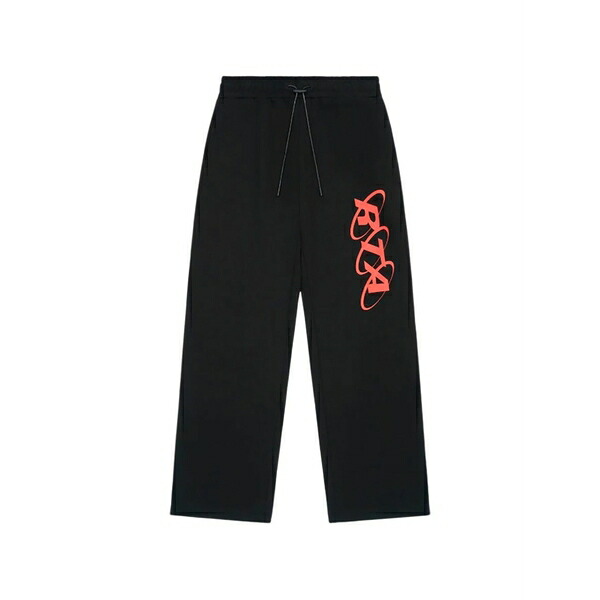 アールティーエー メンズ 心地好いズボン下 ボトムス Cameron logo-print track pants Black
