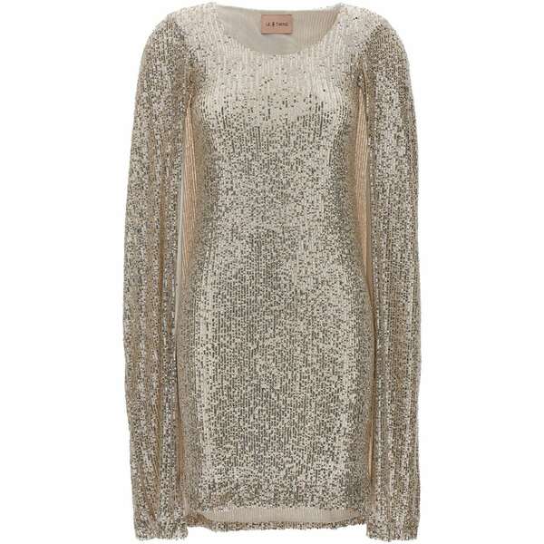 ル ツインズ レディース ワンピース トップス Villa villa mini dress Silver｜asty