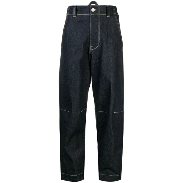 トゥーグッド レディース デニムパンツ ボトムス Engineer high-rise tapered jeans Blue|asty