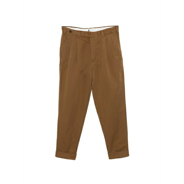 PTトリノ メンズ 心地好いズボン下 ボトムス Cuffed trousers Brown