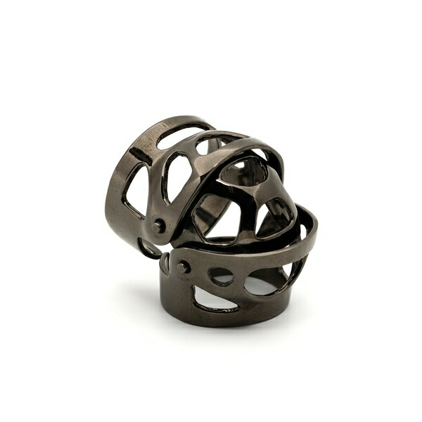 ユリウス メンズ 輪っか 佩び物 Fangophilia inner joint ring Black