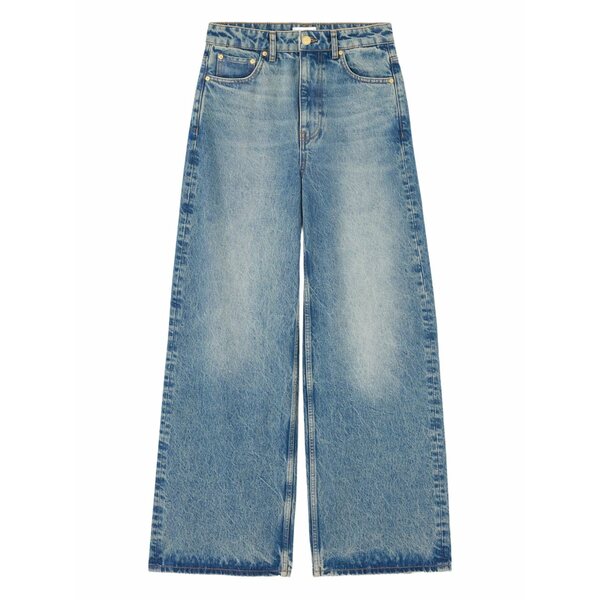 ガニー レディース ジーンズズボン下 ボトムス Faded jeans Blue
