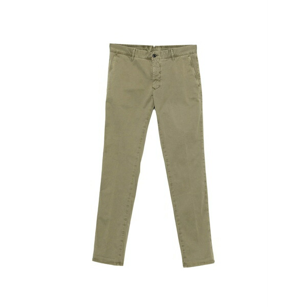 インコテックス メンズ 心地好いズボン下 ボトムス Belt loops trousers Green
