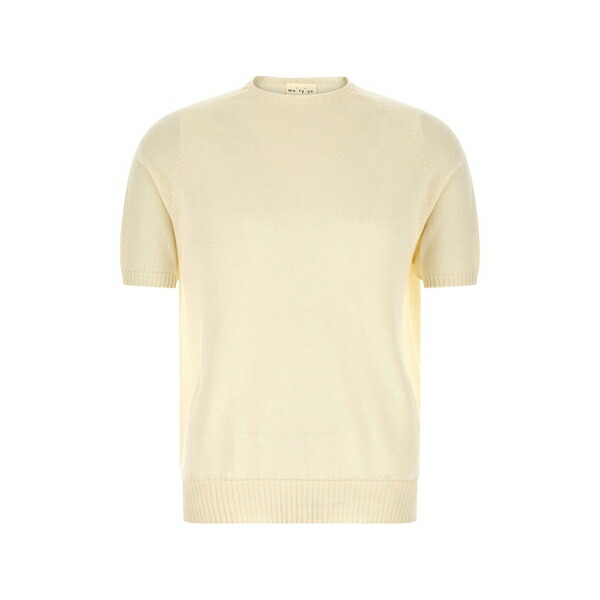 マリア メンズ ニット\u0026セーター アウター Short-sleeved sweater Neutrals