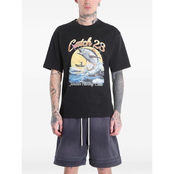 ジョーダン メンズ プルオーバー トップス Graphic-print t-shirt Black