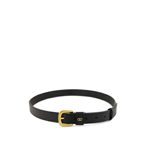 ヴァレンティノ ガラヴァーニ メンズ 三尺帯 付属物 Buckle logo belt Black