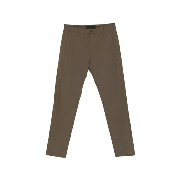 アスペジ メンズ 心地好いズボン下 ボトムス Slim-cut trousers Brown
