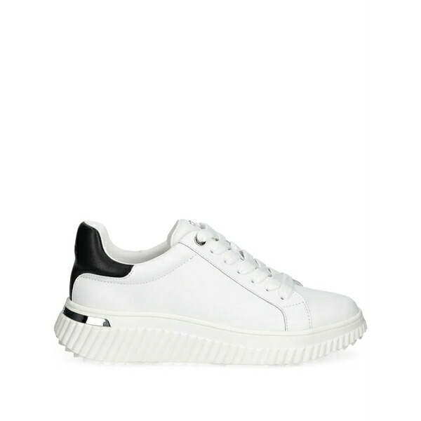 ダナ キャラン ニューヨーク州 レディース スニーカー シューズ Logo-lettering sneakers  White