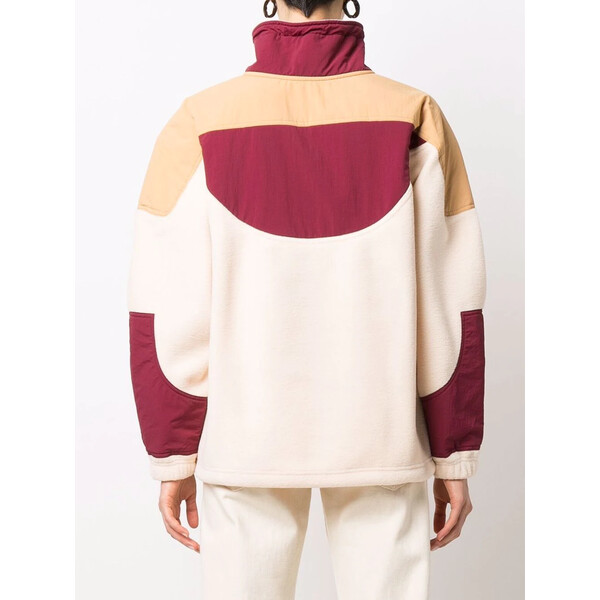 最大78 オフ イザベルマラン レディース パーカー スウェットシャツ アウター Panelled Hald Zip Hoodie White Multicolour